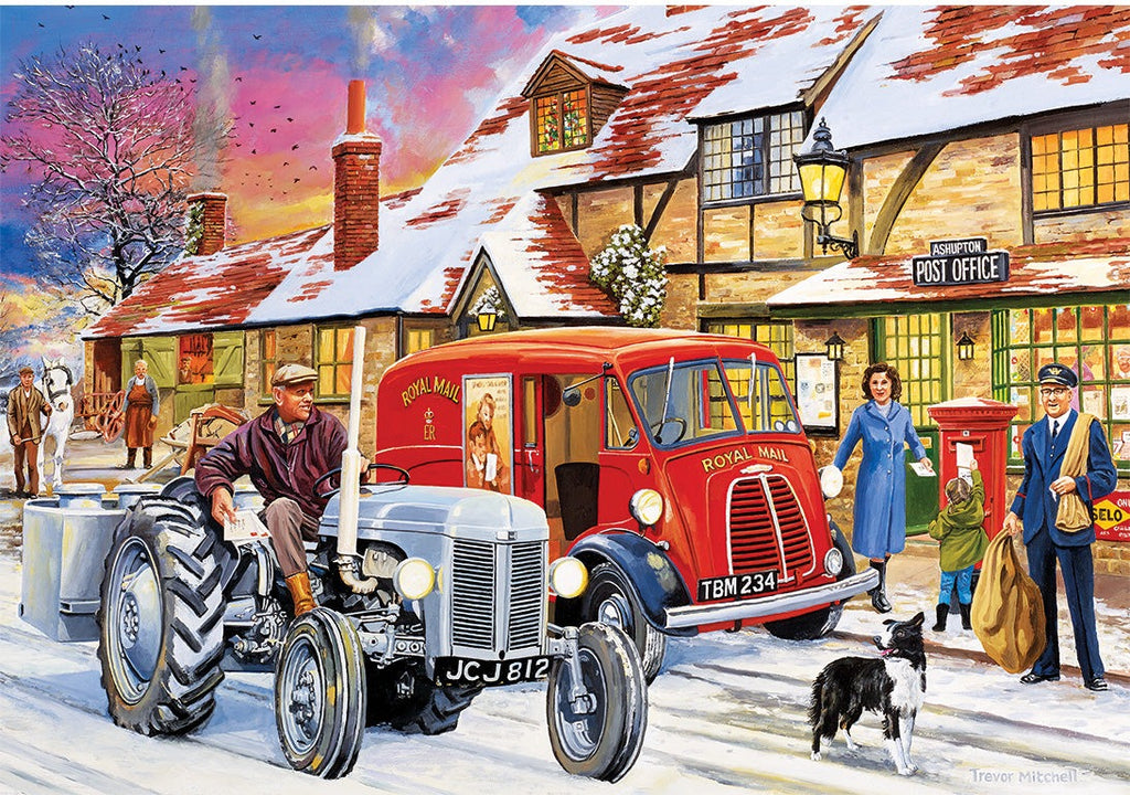 Artwork: Winter Post – 500 Piece Jigsaw Puzzle (Gibsons)