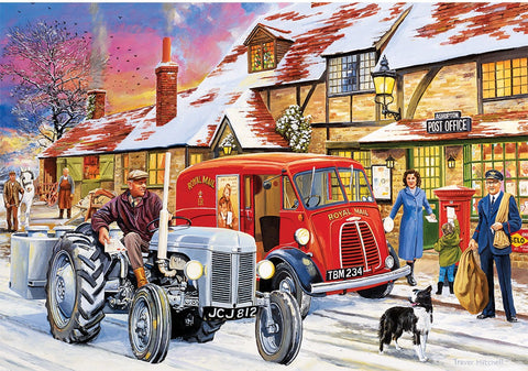 Artwork: Winter Post – 500 Piece Jigsaw Puzzle (Gibsons)