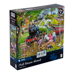 Box, turned right: Full Steam Ahead – 1000 Piece Jigsaw Puzzle (House of Puzzles)