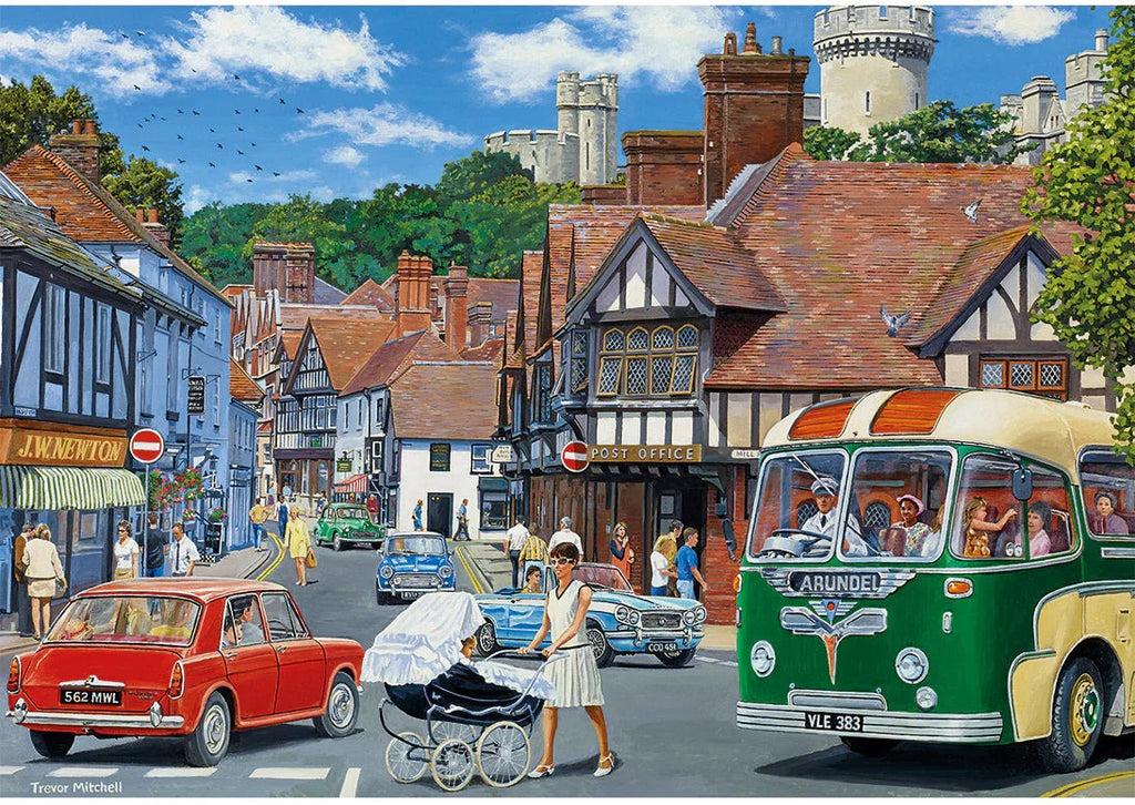 Artwork, puzzle 2 of 4: Day Out With The Family by Trevor Mitchell - 4 x 500 Piece Jigsaw Puzzle (Gibsons)