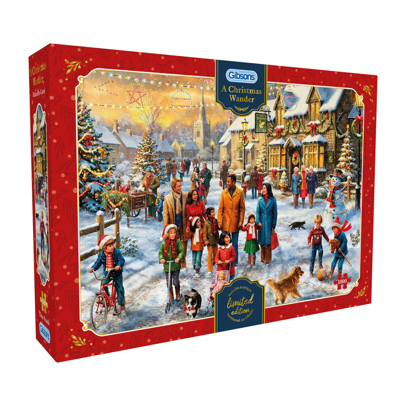** Pre-Order ** A Christmas Wander - 1000 Piece Jigsaw Puzzle (Gibsons)