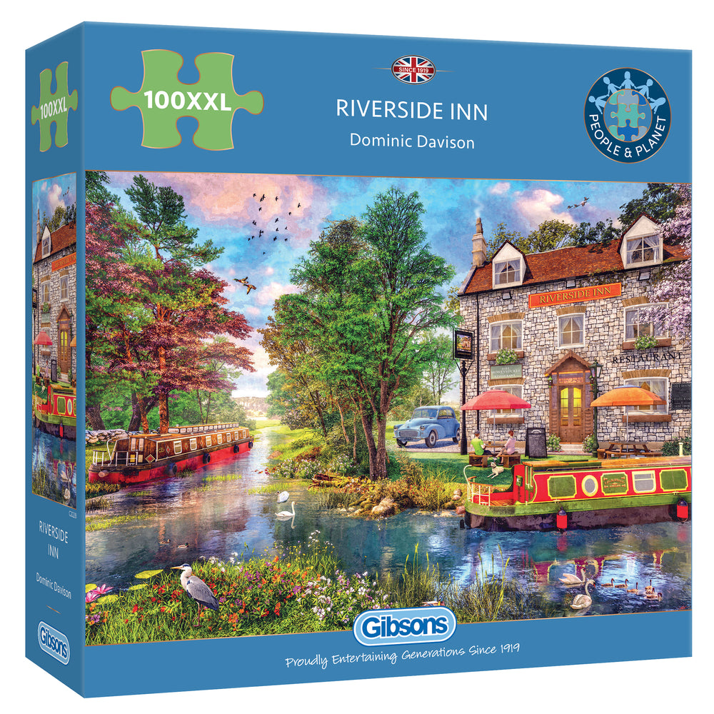 Riverside Inn – 100 Piece Jigsaw Puzzle (Gibsons)