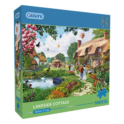 Gibsons - Lakeside Cottage - 100 XXL Piece Jigsaw Puzzle