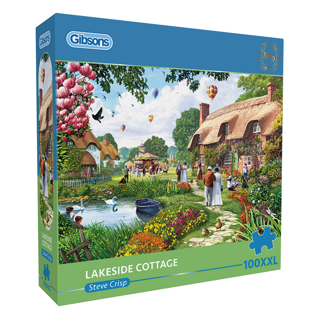 Lakeside Cottage – 100XXL Piece Jigsaw Puzzle (Gibsons)