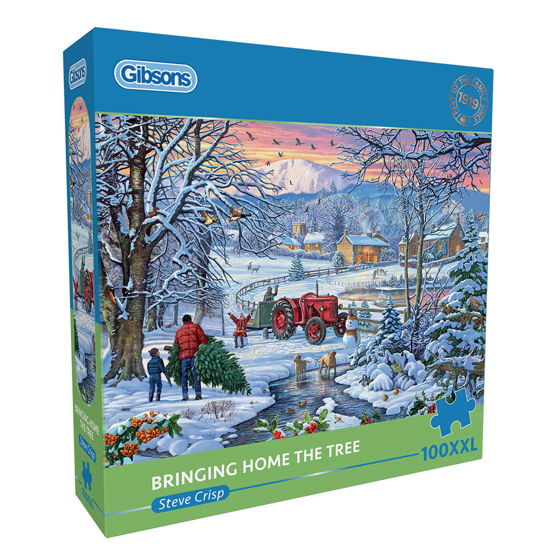 Gibsons - Bringing Home the Tree - 100 XL Piece Jigsaw Puzzle