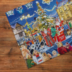 Puzzle in progress: Christmas Switch On by Trevor Mitchell – 100 XXL Piece Jigsaw Puzzle (Gibsons)