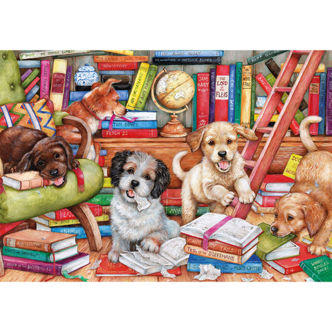 Shaggy Dog Story by Debbie Cook - 100XXL Piece Jigsaw Puzzle (Gibsons)