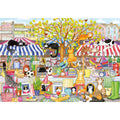 Flea Market Moggies by Kate Mawdsley - 100XXL Piece Jigsaw Puzzle (Gibsons)