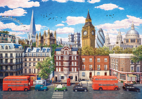 Streets of London – 250 XL Piece Jigsaw Puzzle (Gibsons)