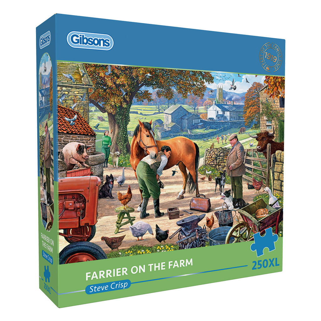 Farrier on the Farm – 250 XL Piece Jigsaw Puzzle (Gibsons)