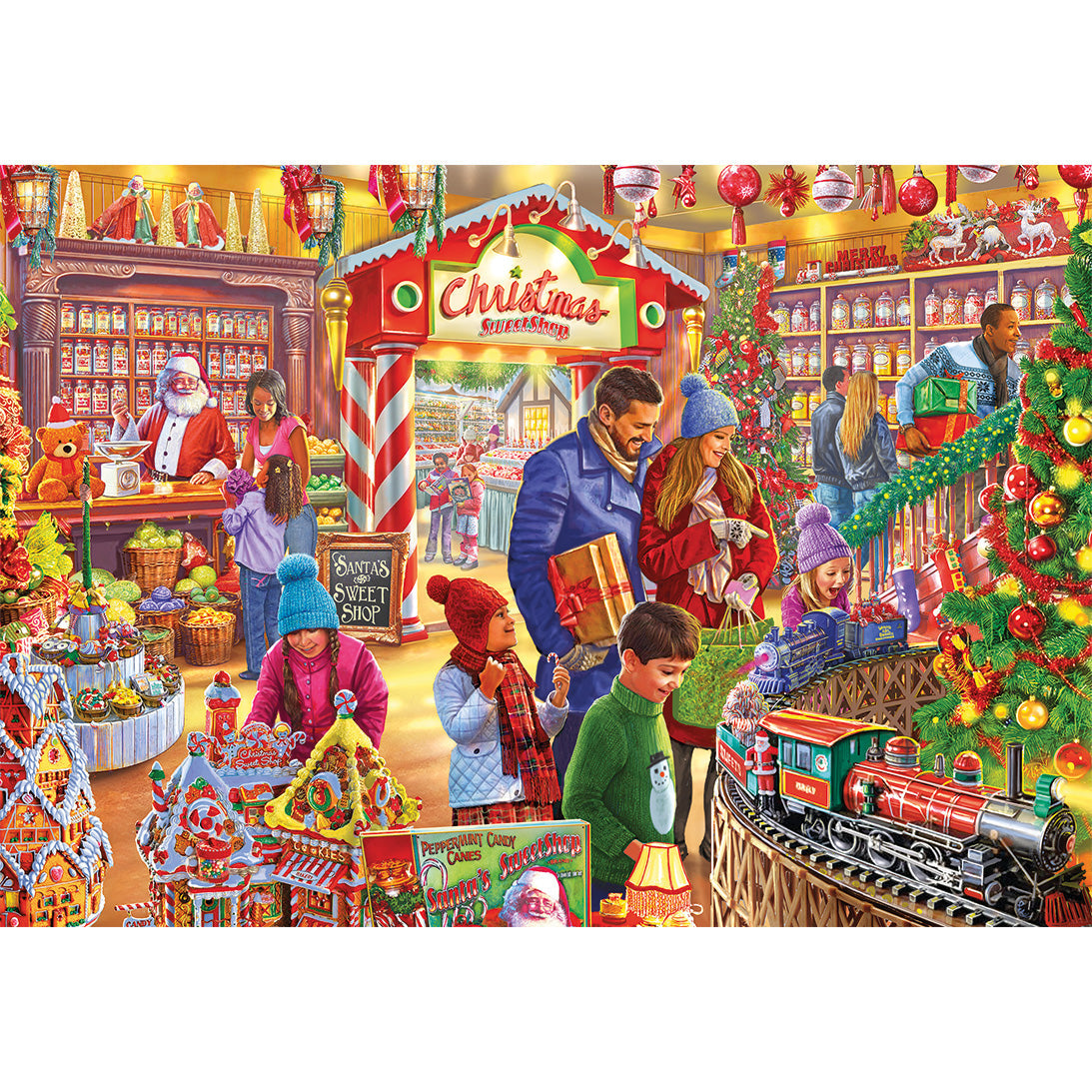 Gibsons - Santa’s Sweetshop - 250 XL Piece Jigsaw Puzzle