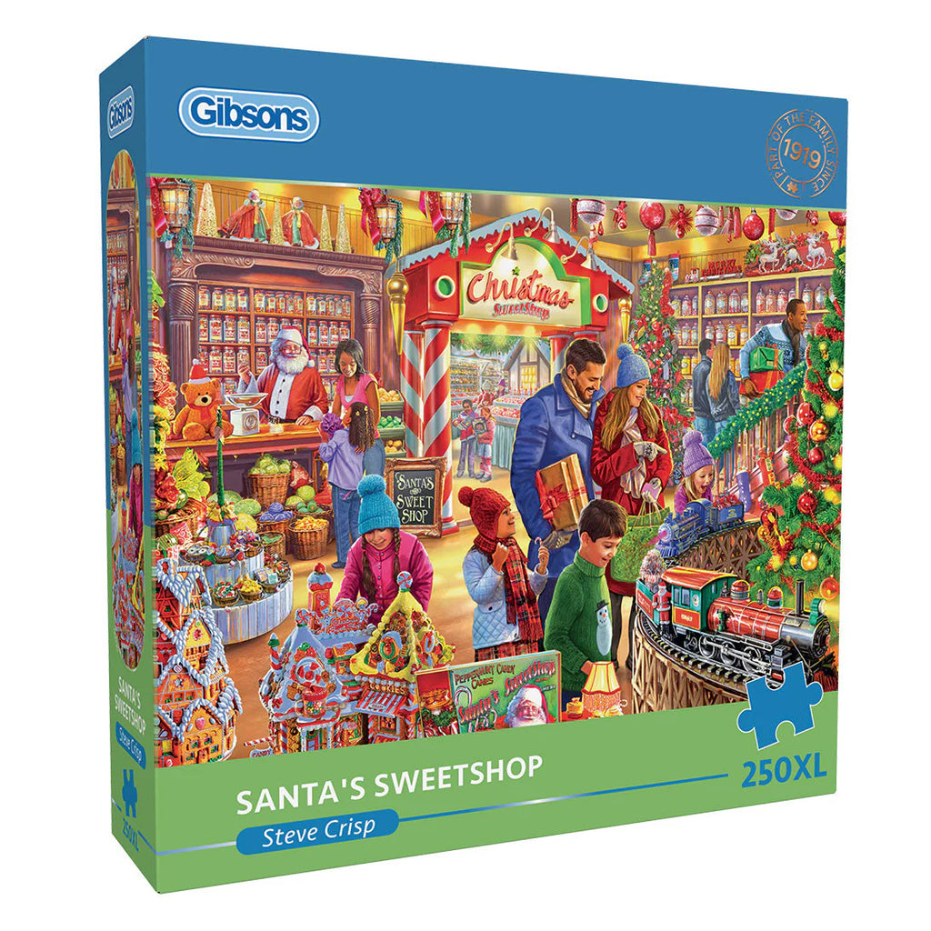 Santa’s Sweetshop – 250 XL Piece Jigsaw Puzzle (Gibsons)