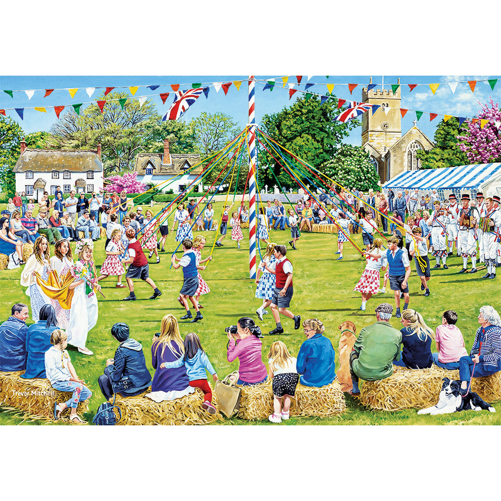 Around the Maypole – 250 XL Piece Jigsaw Puzzle (Gibsons)