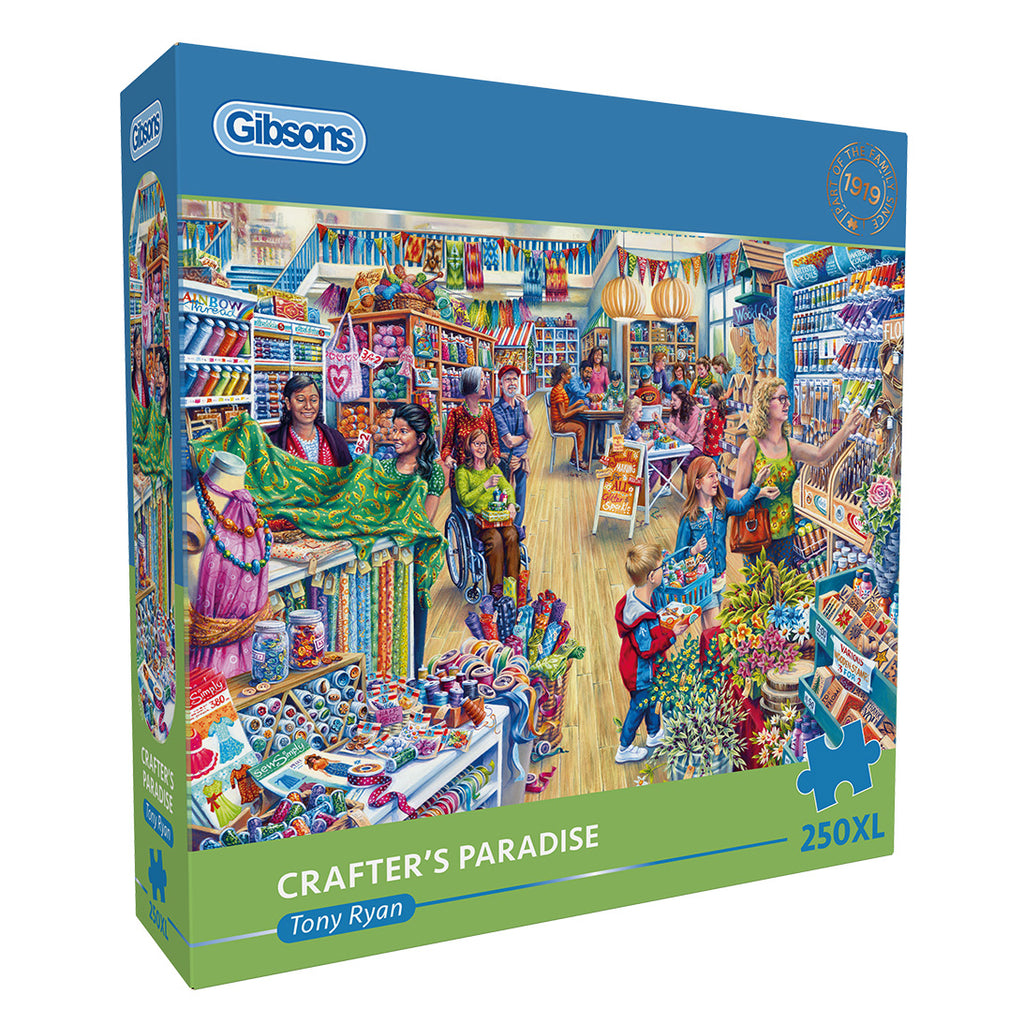 Crafter's Paradise – 250 XL Piece Jigsaw Puzzle (Gibsons)