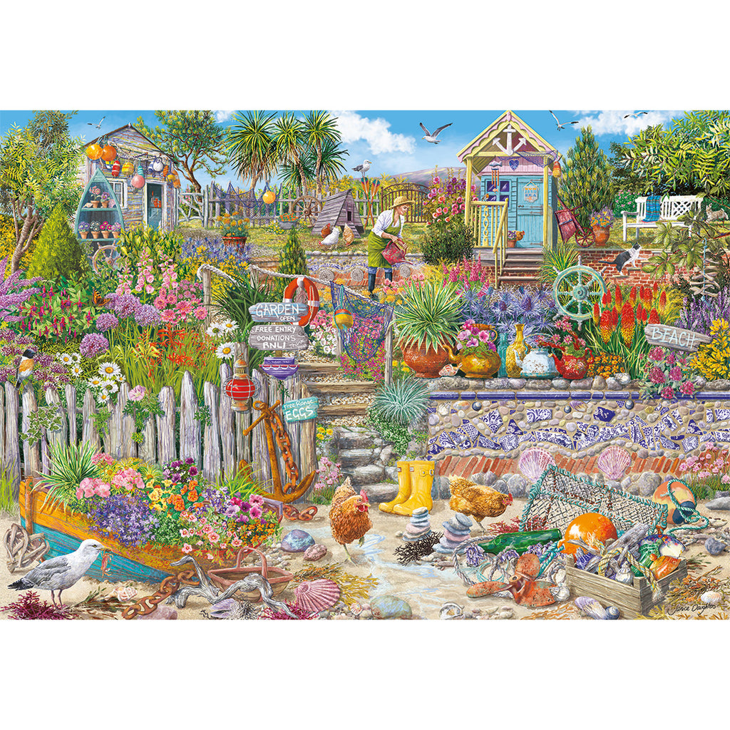 Beachcomber's Garden – 250 XL Piece Jigsaw Puzzle (Gibsons)