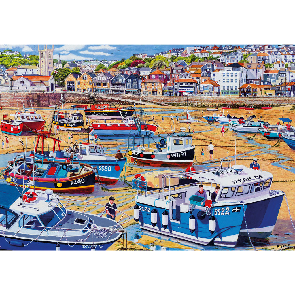 Sand at St Ives by Roger Neil Turner - 250XL Piece Jigsaw Puzzle (Gibsons)