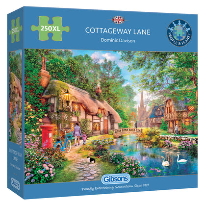 Gibsons - Cottageway Lane - 250 Piece Jigsaw Puzzle