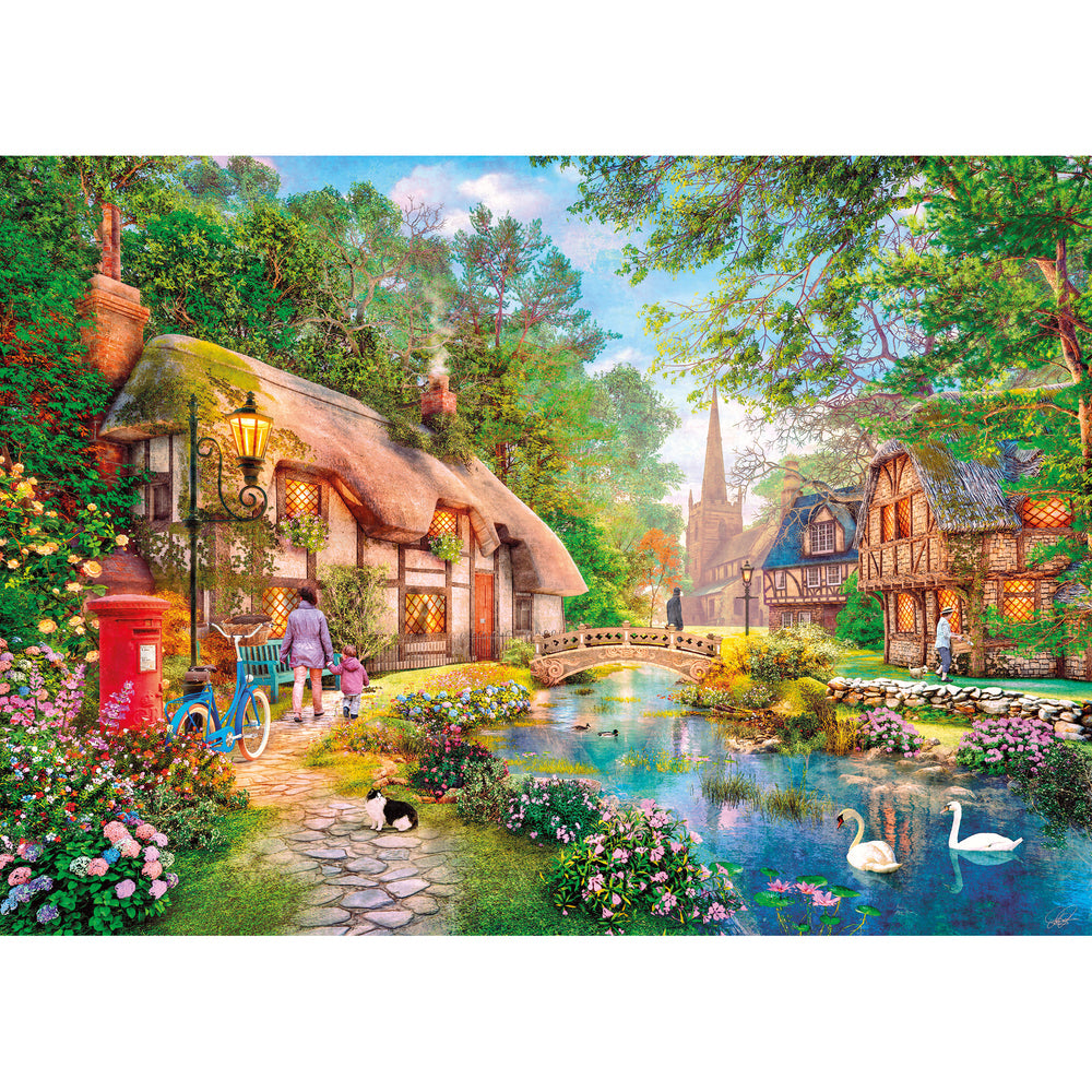 Cottageway Lane – 250 Piece Jigsaw Puzzle (Gibsons)