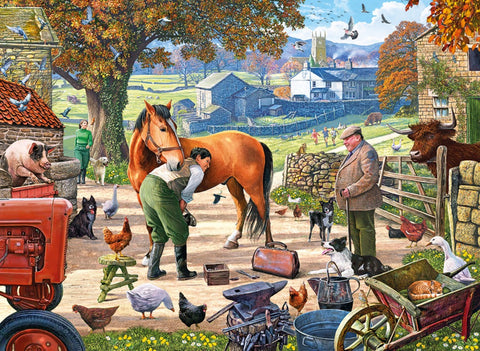 Farrier on the Farm – 500 Piece Jigsaw Puzzle (Gibsons)