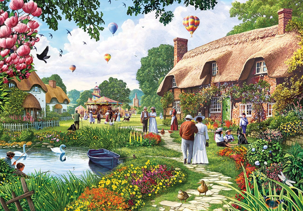 Lakeside Cottage – 500 Piece Jigsaw Puzzle (Gibsons)