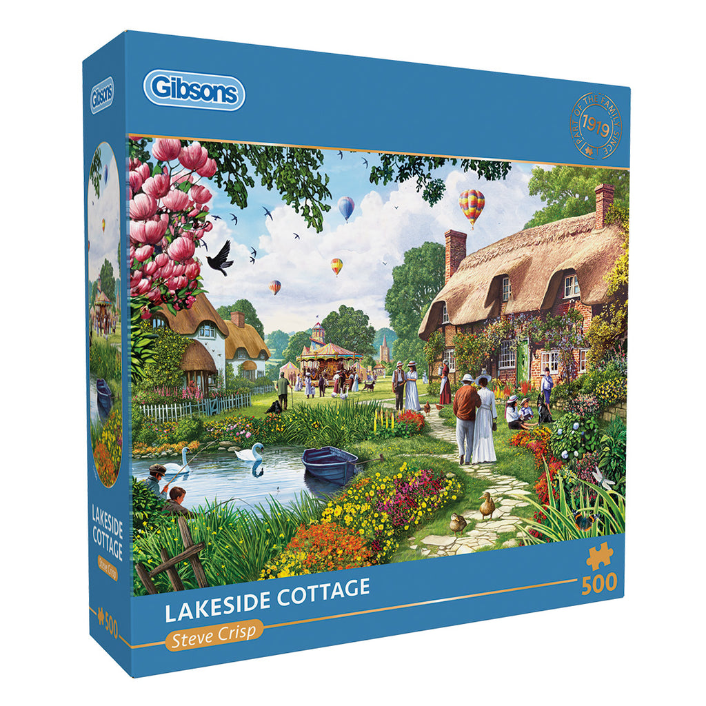 Lakeside Cottage – 500 Piece Jigsaw Puzzle (Gibsons)