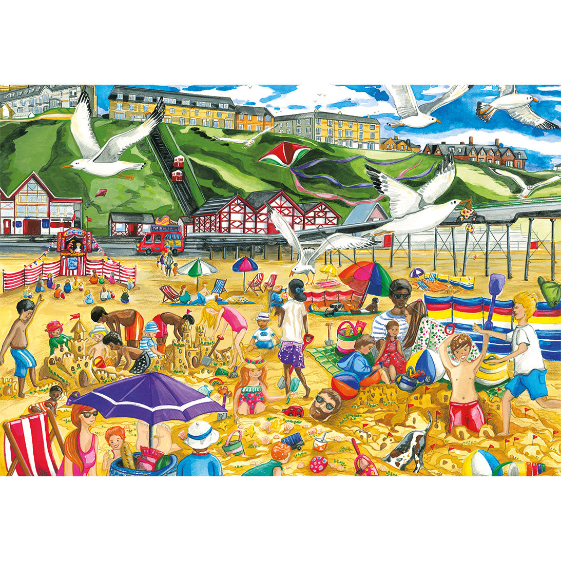 Gibsons - Saltburn-by-the-Sea - 500 Piece Jigsaw Puzzle