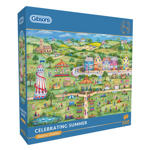 Celebrating Summer – 500 Piece Jigsaw Puzzle (Gibsons) - Completed Puzzle