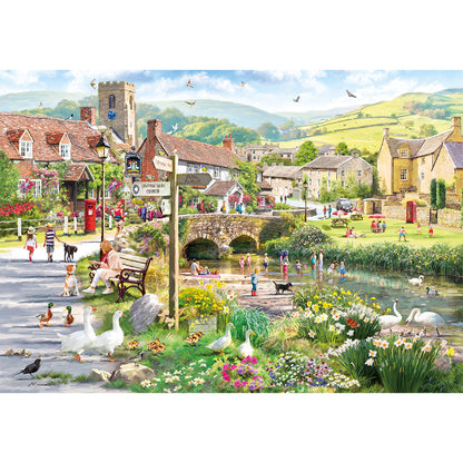 Gibsons - Puddle Ducks & Paddling - 500 Piece Jigsaw Puzzle