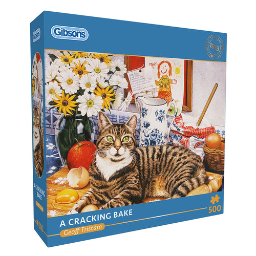 A Cracking Bake – 500 Piece Jigsaw Puzzle (Gibsons) - Completed Puzzle