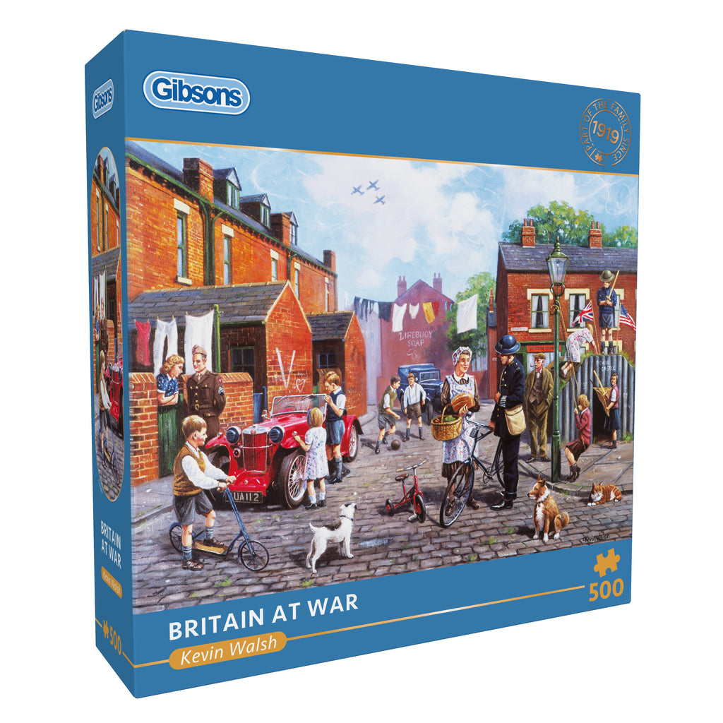 Britain at War – 500 Piece Jigsaw Puzzle (Gibsons)