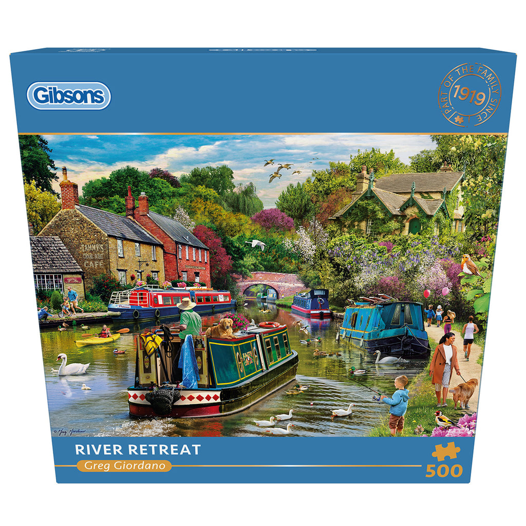 River Retreat – 500 Piece Jigsaw Puzzle (Gibsons)