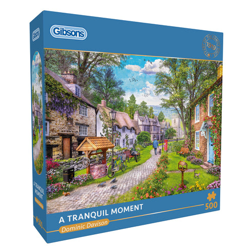 A Tranquil Moment by Dominic Davison - 500 Piece Jigsaw Puzzle (Gibsons) - Completed Puzzle