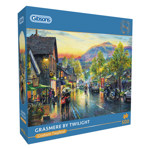 Grasmere By Twilight by Graham Twyford - 500 Piece Jigsaw Puzzle (Gibsons) - Completed Puzzle
