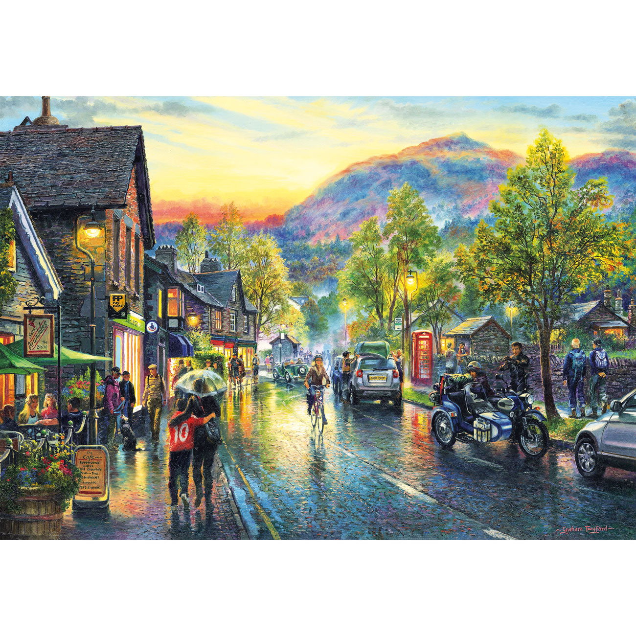 Grasmere By Twilight by Graham Twyford - 500 Piece Jigsaw Puzzle (Gibsons)
