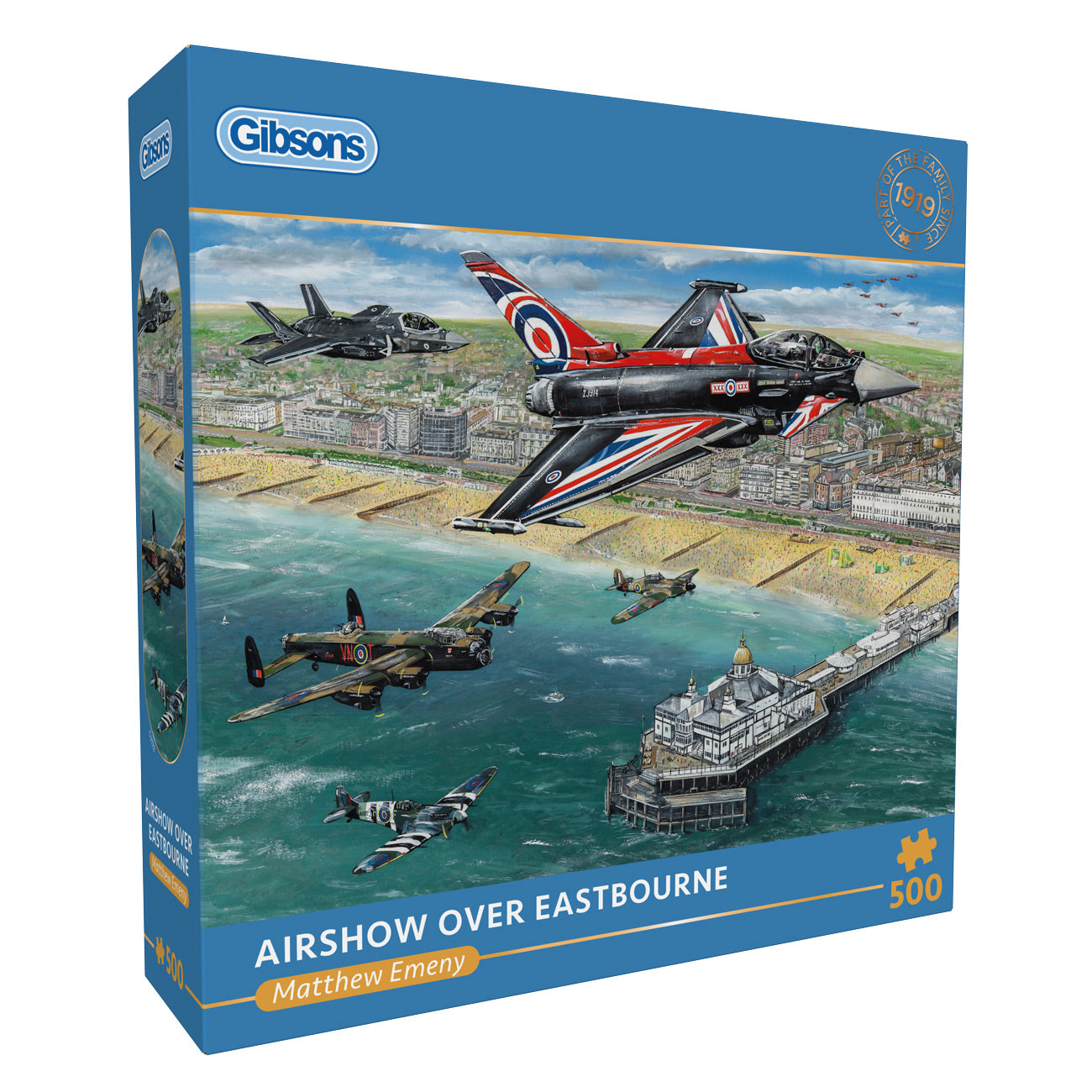 Airshow Over Eastbourne by Matthew Emeny - 500 Piece Jigsaw Puzzle (Gibsons)