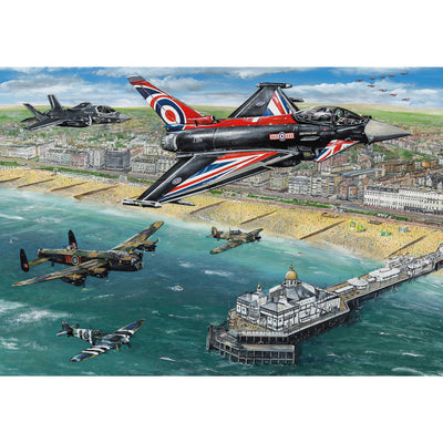 Airshow Over Eastbourne by Matthew Emeny - 500 Piece Jigsaw Puzzle (Gibsons)