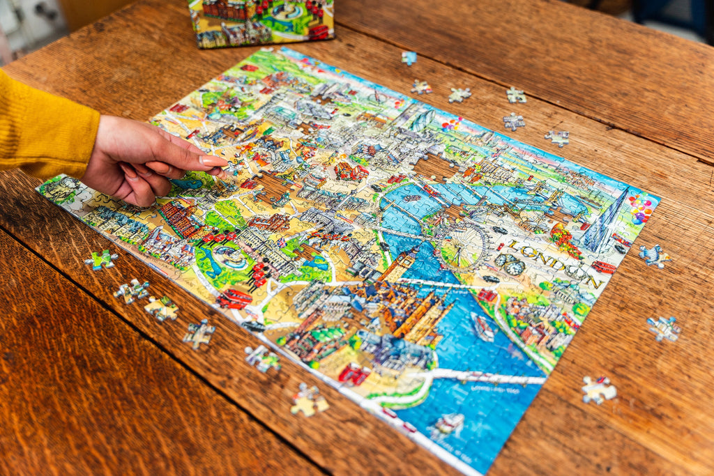 London Landmarks – 500 Piece Jigsaw Puzzle (Gibsons)
