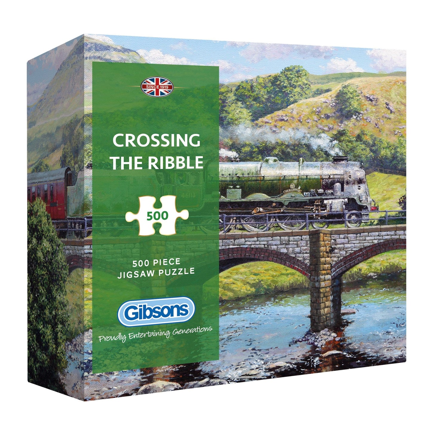 Gibsons - Crossing the Ribble - 500 Piece Jigsaw Puzzle