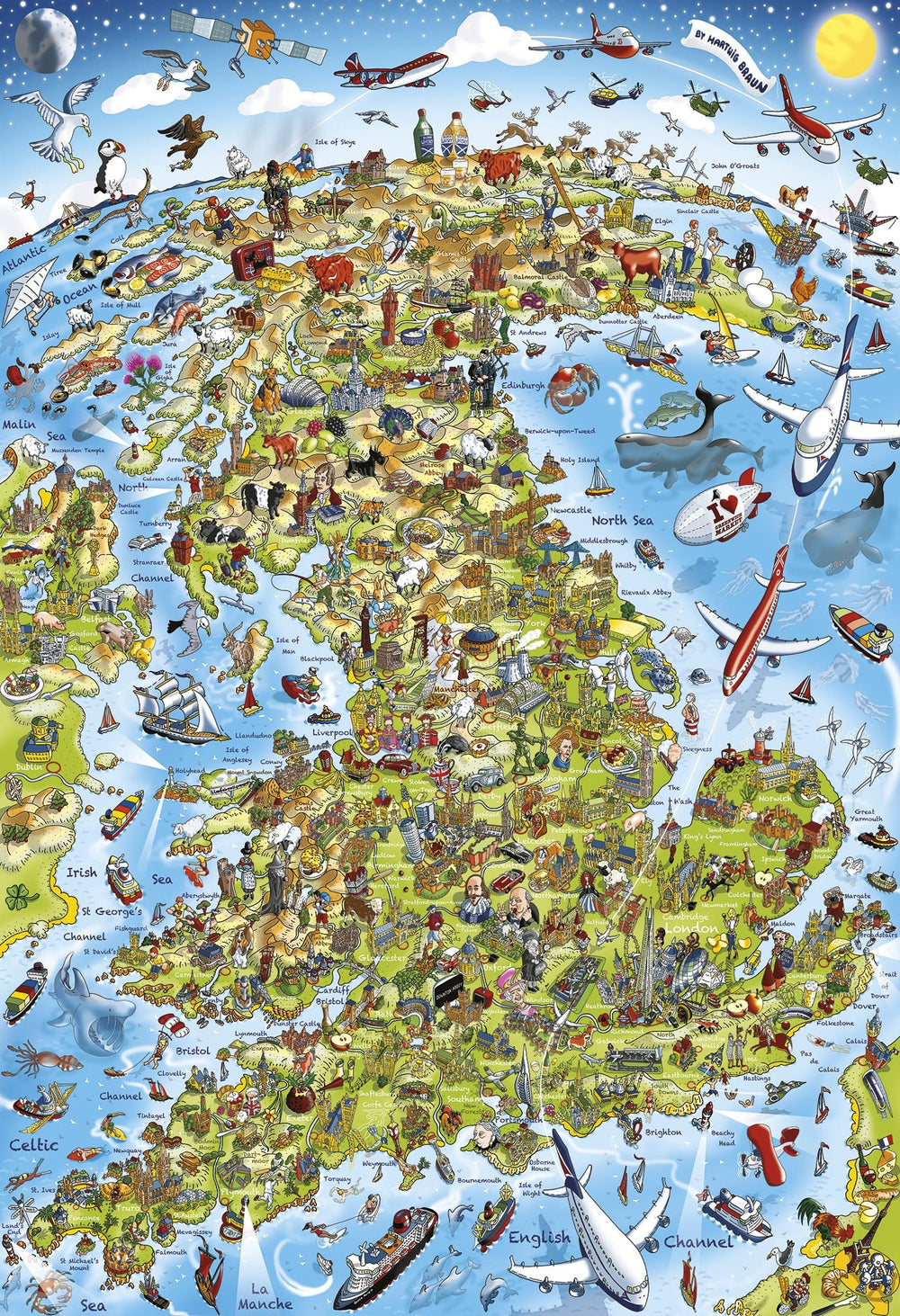 Best of British – 500 Piece Jigsaw Puzzle (Gibsons)