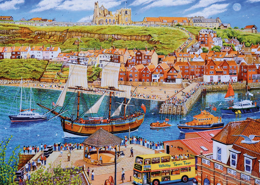 Gibsons - Endeavour Whitby - 500 Piece Jigsaw Puzzle
