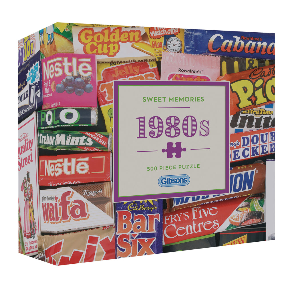 Sweet Memories of the 1980s – 500 Piece Jigsaw Puzzle (Gibsons)