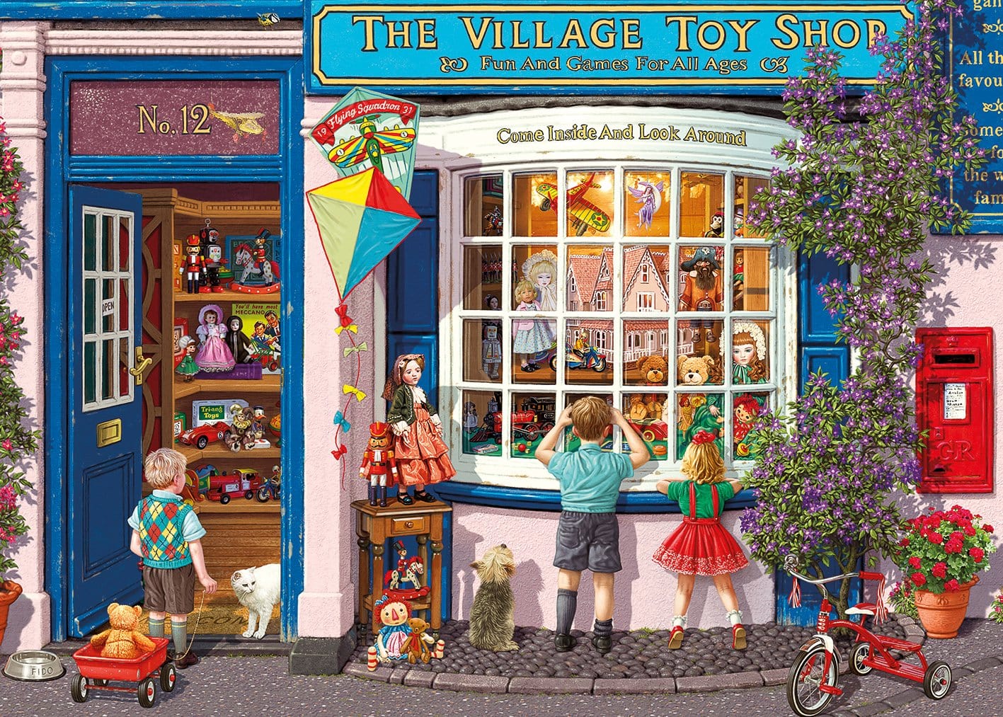 Teddy Bears & Tricycles – 500 XL Piece Jigsaw Puzzle (Gibsons)