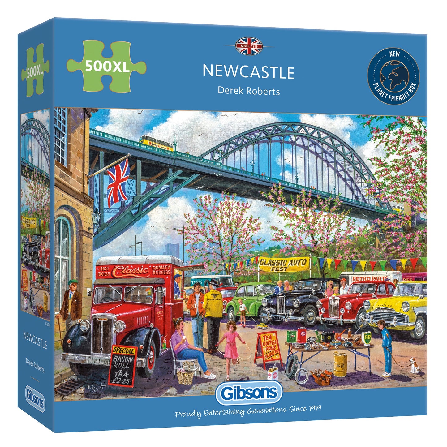 Gibsons - Newcastle - 500 XL Piece Jigsaw Puzzle