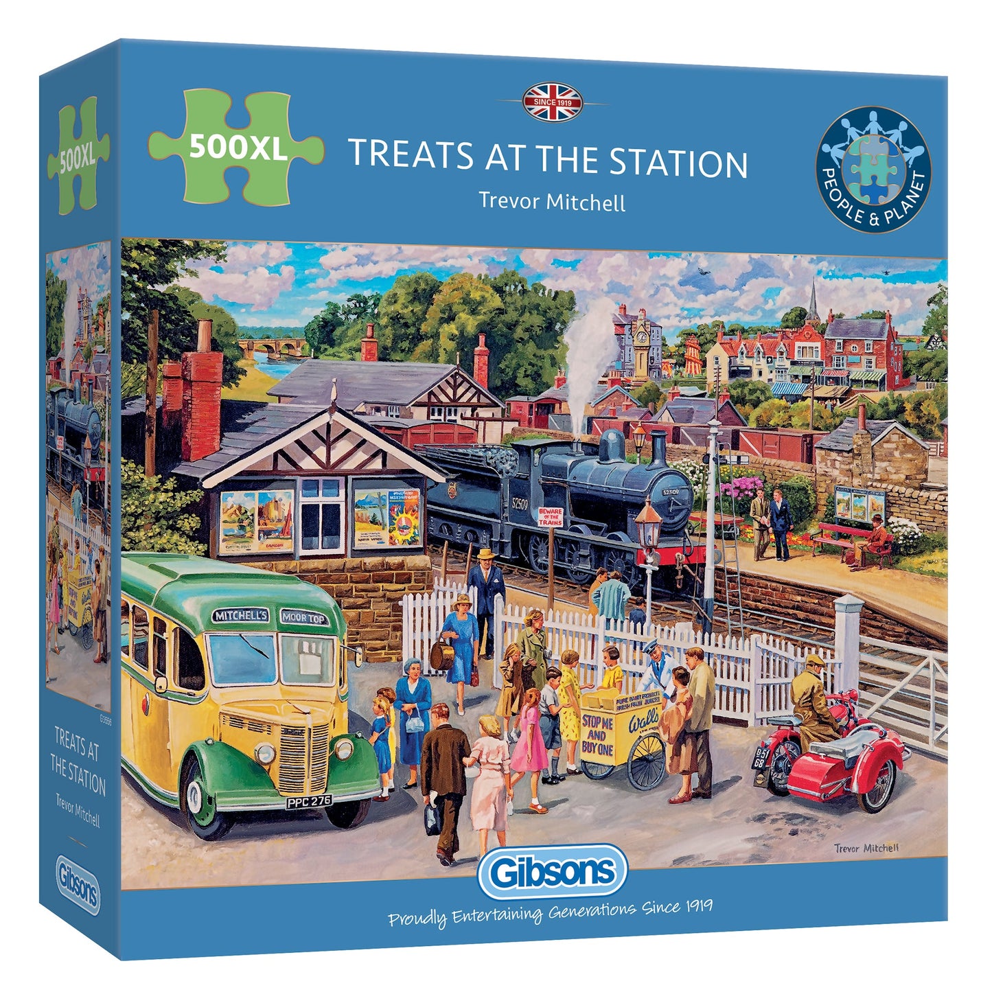 Gibsons - Treats at the Station - 500 XL Piece Jigsaw Puzzle