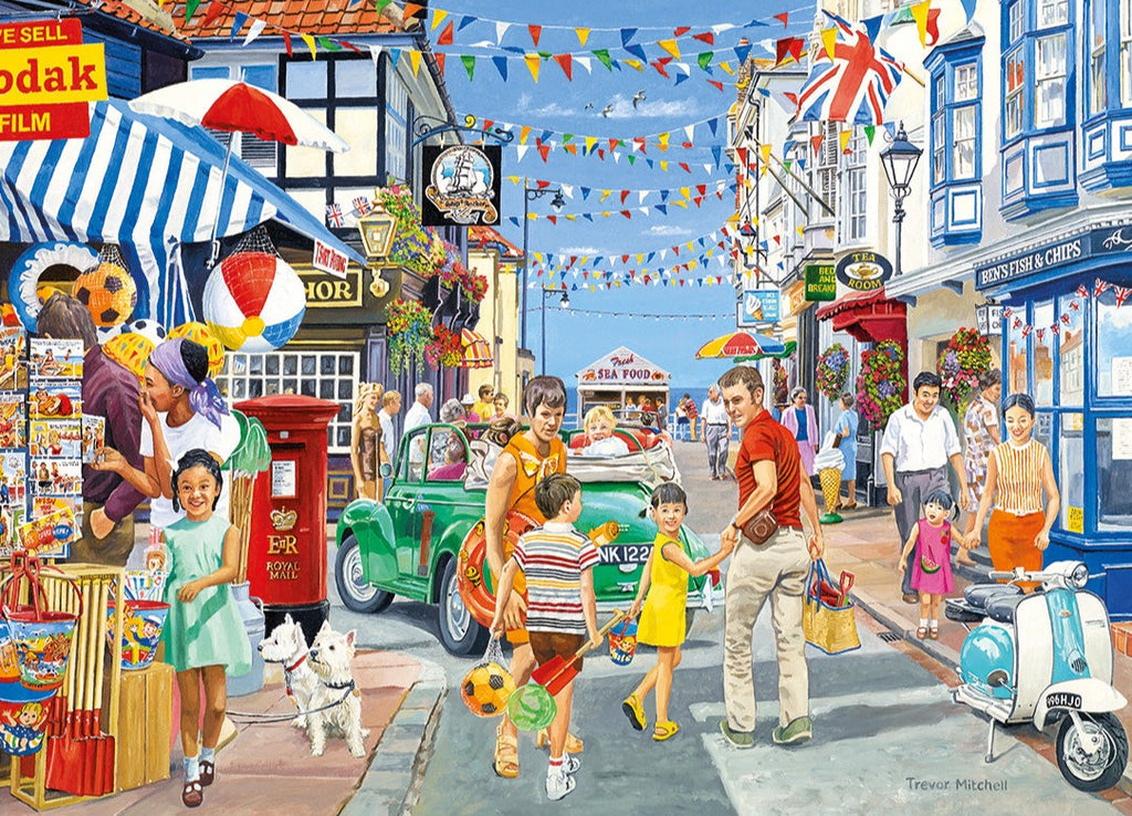 Heading for the Beach – 500 XL Piece Jigsaw Puzzle (Gibsons)