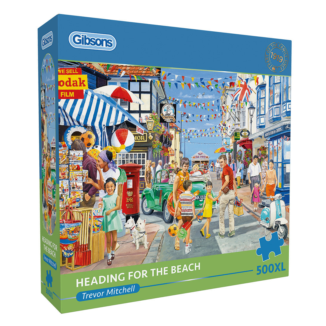 Heading for the Beach – 500 XL Piece Jigsaw Puzzle (Gibsons)