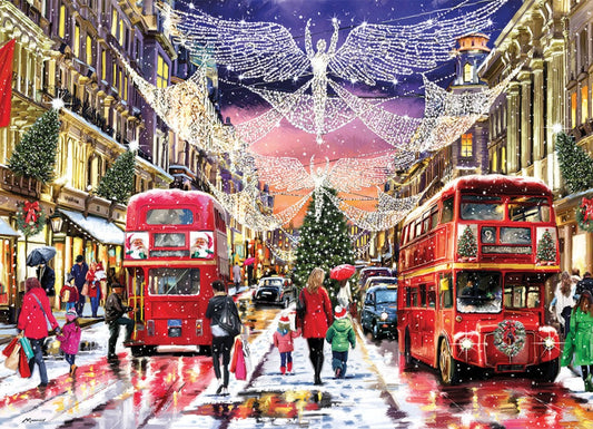 Gibsons - Regent Street at Christmas - 1000 Piece Jigsaw Puzzle