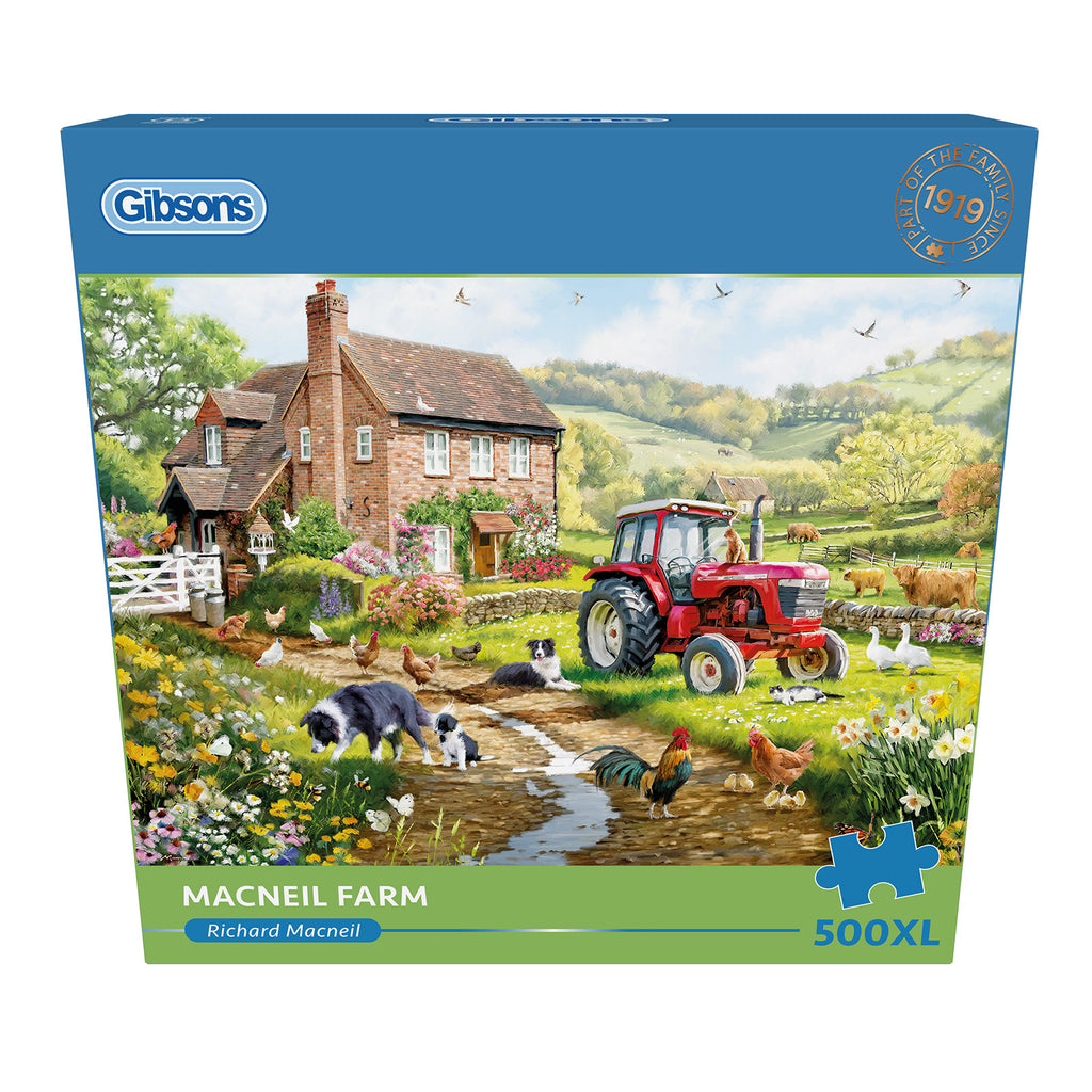 Macneil Farm – 500 XL Piece Jigsaw Puzzle (Gibsons)