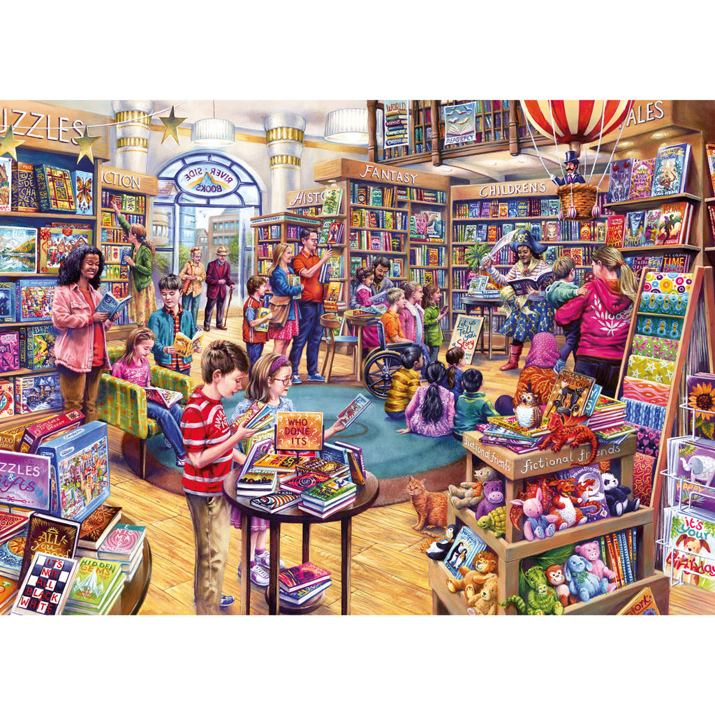 Page Turners by Tony Ryan - 500XL Piece Jigsaw Puzzle (Gibsons)