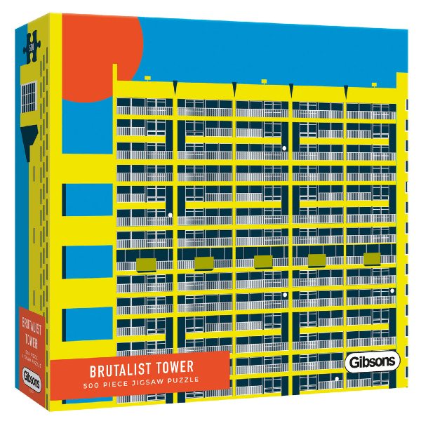 Brutalist Tower – 500 Piece Jigsaw Puzzle (Gibsons)